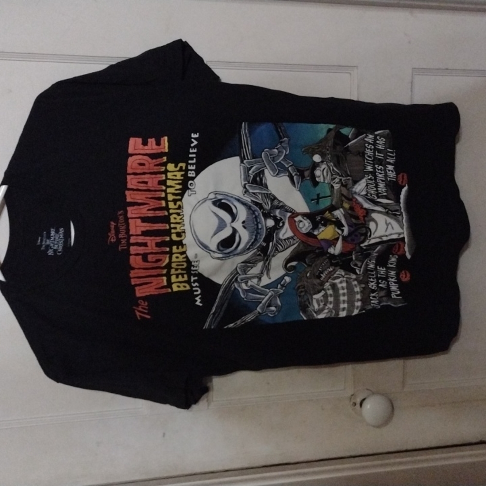 Disney Tim Burton's The NightMare Before Christmas Must See To Believe Men's L